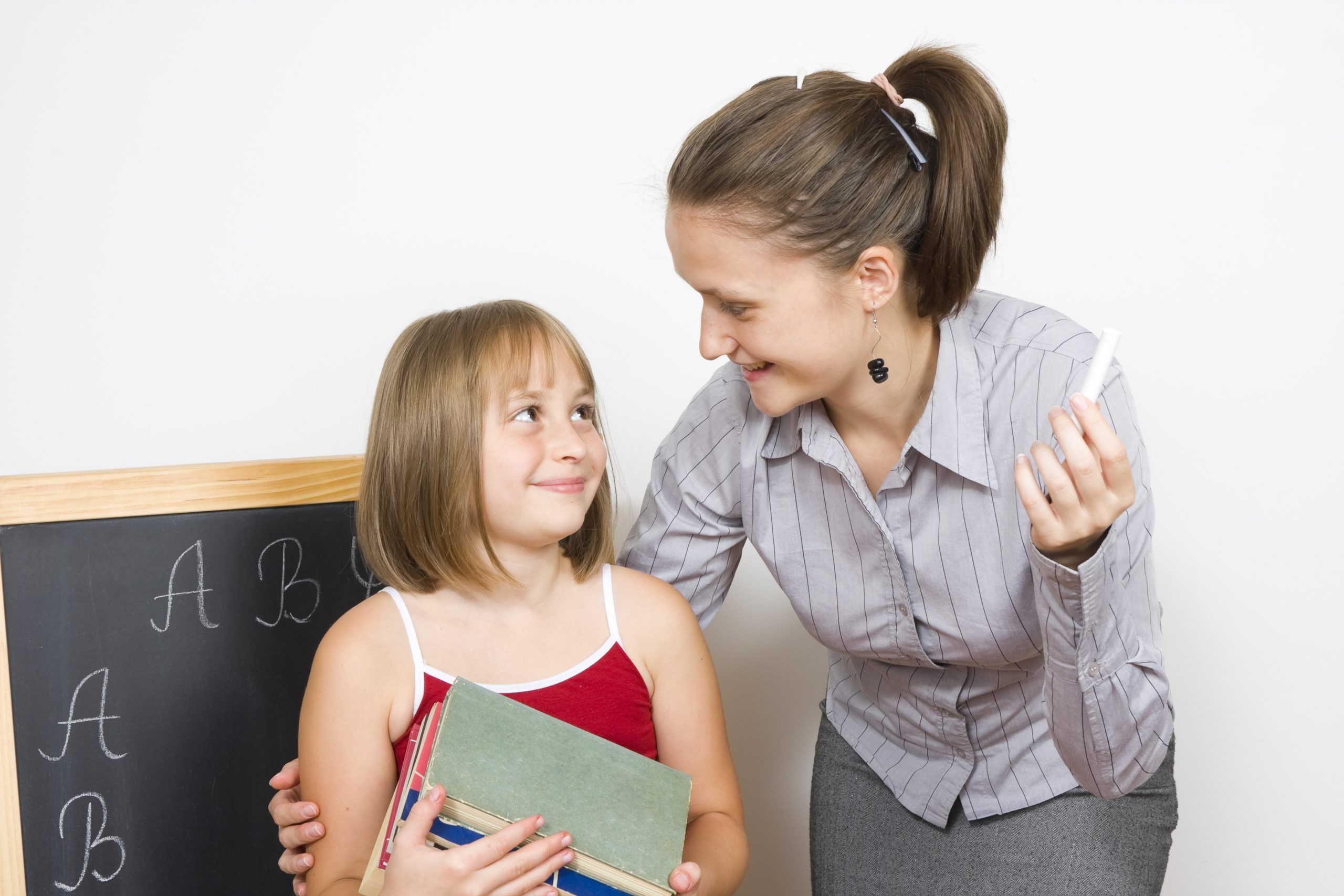 Teacher and student